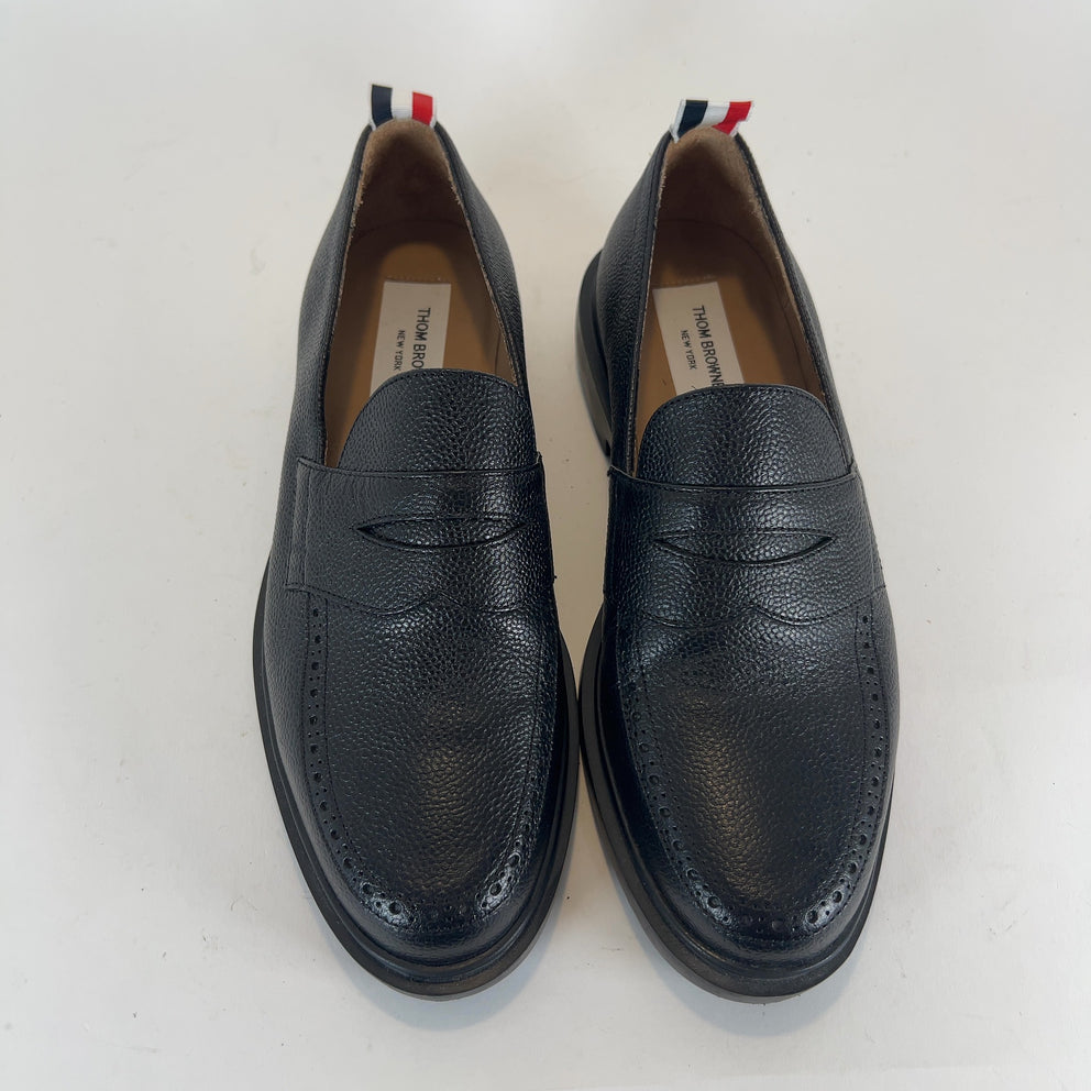 Thom Browne Pebble Leather Penny Loafer