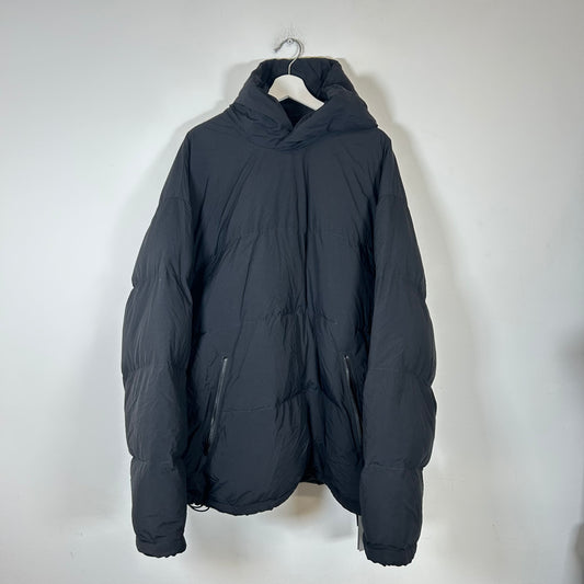 Balenciaga Black AW22 Pullover Hooded Puffer Jacket Size 4