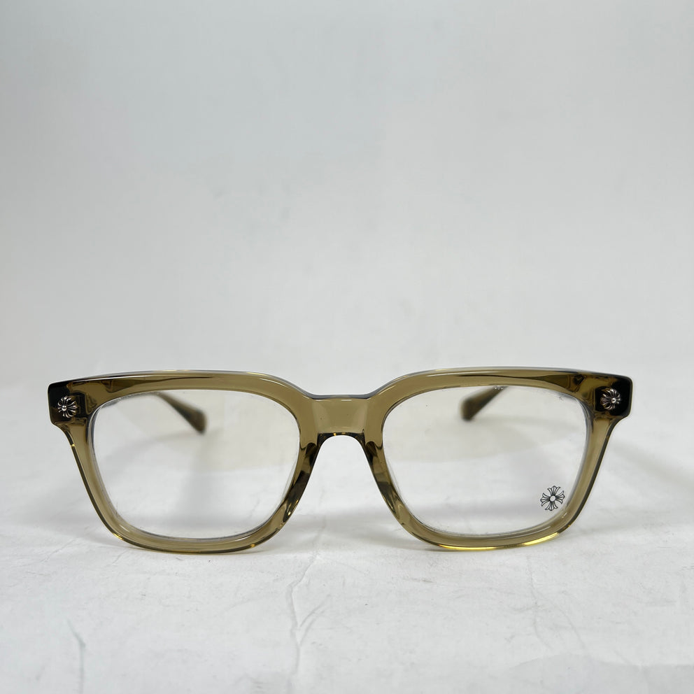 Chrome Hearts Army Green 'Cox Ucker' Glasses