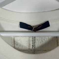 Louis Vuitton Sequin Pearl Logo T-Shirt Size XL