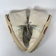 Visvim White Huron Lhamo Hi-Folk Sneaker Size 9.5