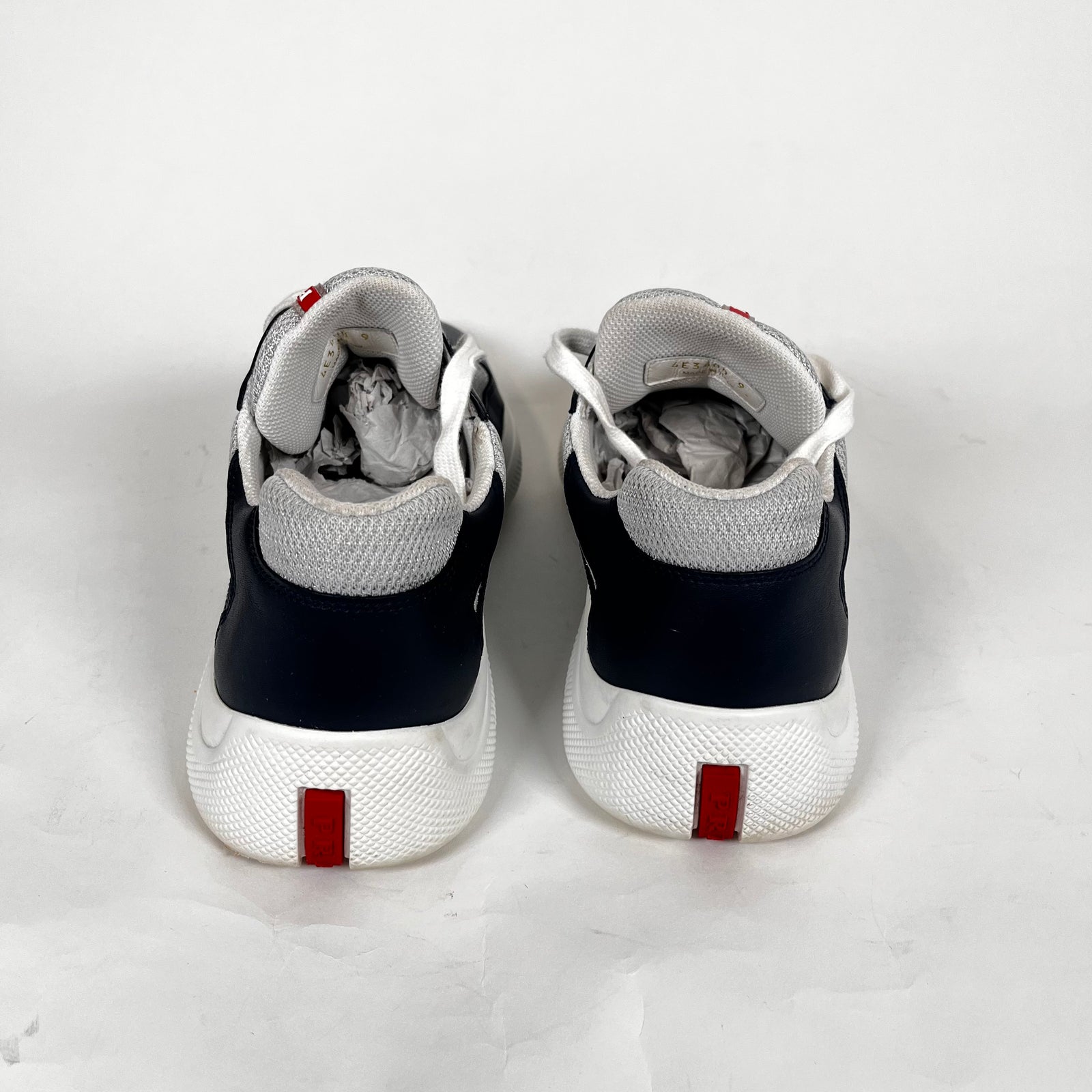 Prada Cups Navy Size 10