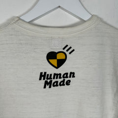 Human Made White 'Human Testing' T-Shirt Size M