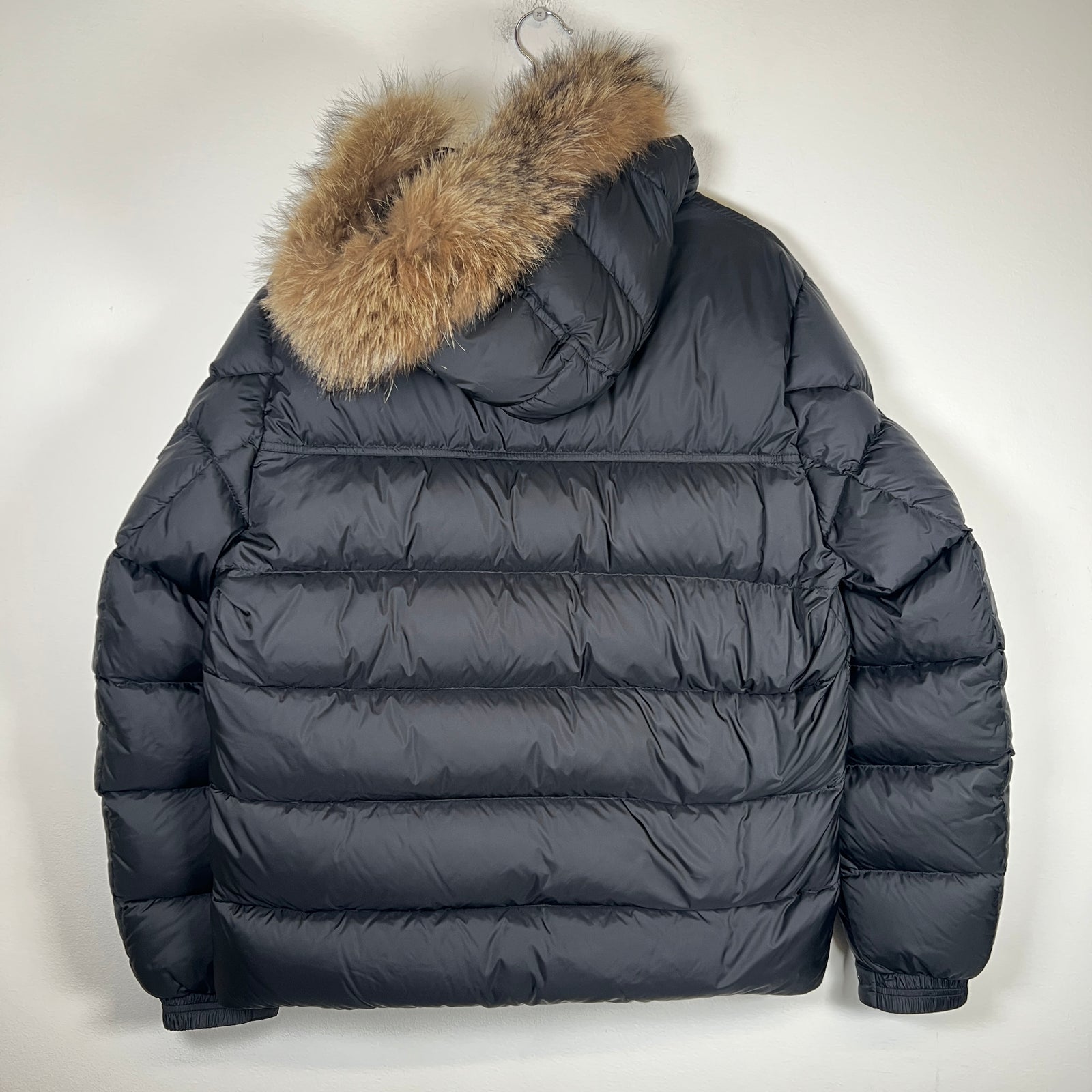 Moncler Black Marque Giubbotto Jacket Size 4