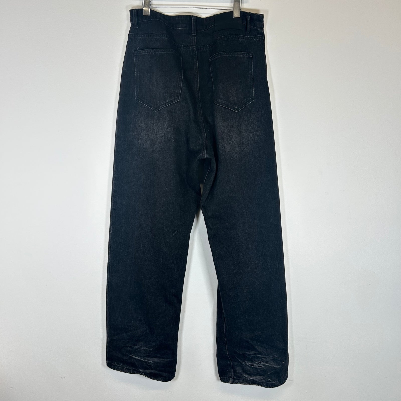 Basketcase Gallery Black Flare Jeans Size 36