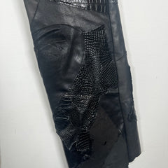 Yasuyuki Ishii Leather Patchwork Pants Size 30
