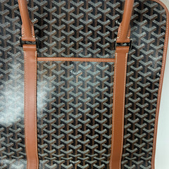 Goyard Black/Brown Goyardine Bourgogne Tote Bag