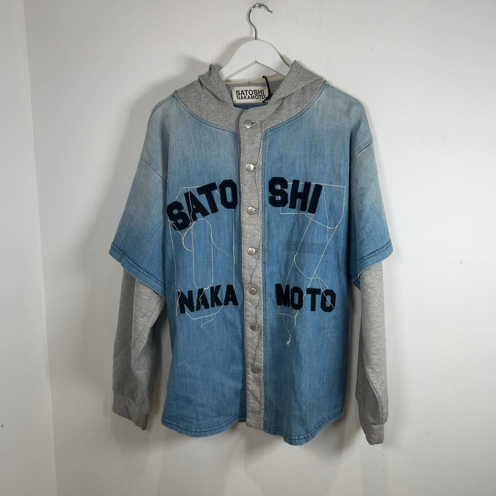 Satoshi Nakamoto Knapp Ranch Jean Hybrid Baseball Hoodie Jacket