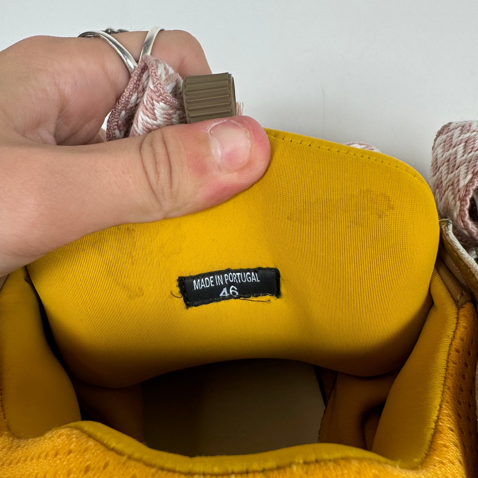 Lanvin Yellow Curb Sneakers Size 46