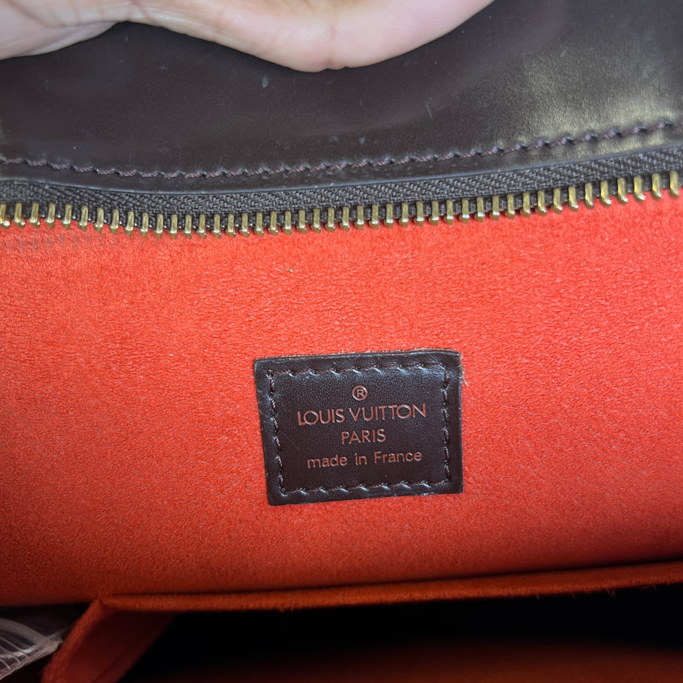 Louis Vuitton Ebene Damier Venice Sac De Plat Canvas Bag