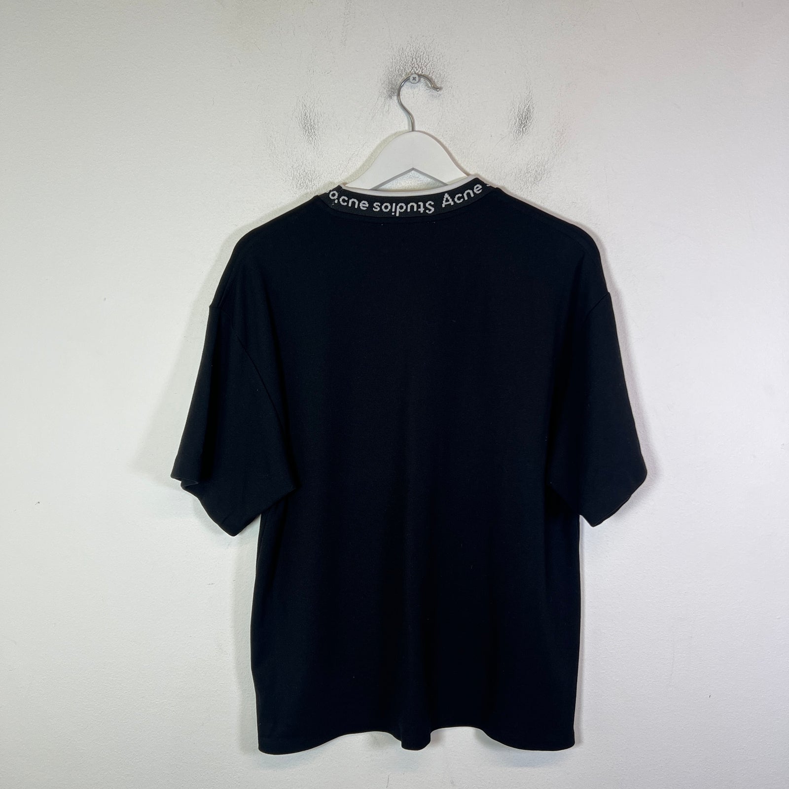 Acne Studios Navid Neck Logo Jacquard T-Shirt