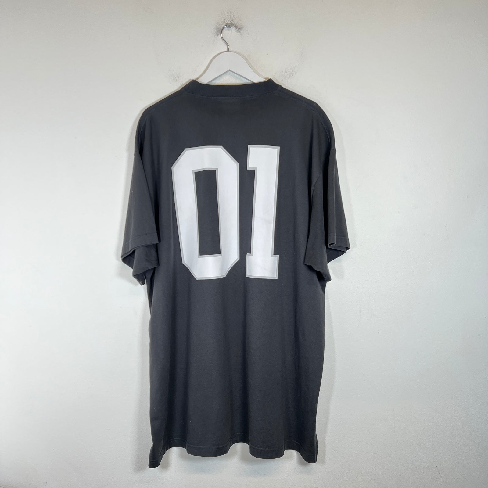 Balenciaga Grey Basketball T-shirt Size 3