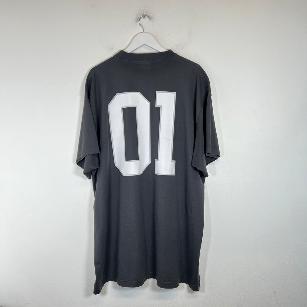 Balenciaga Grey Basketball T-shirt Size 3