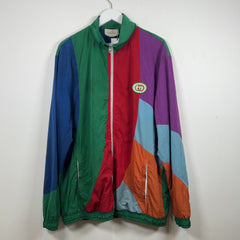 Gucci Colorblock Nylon Light Jacket
