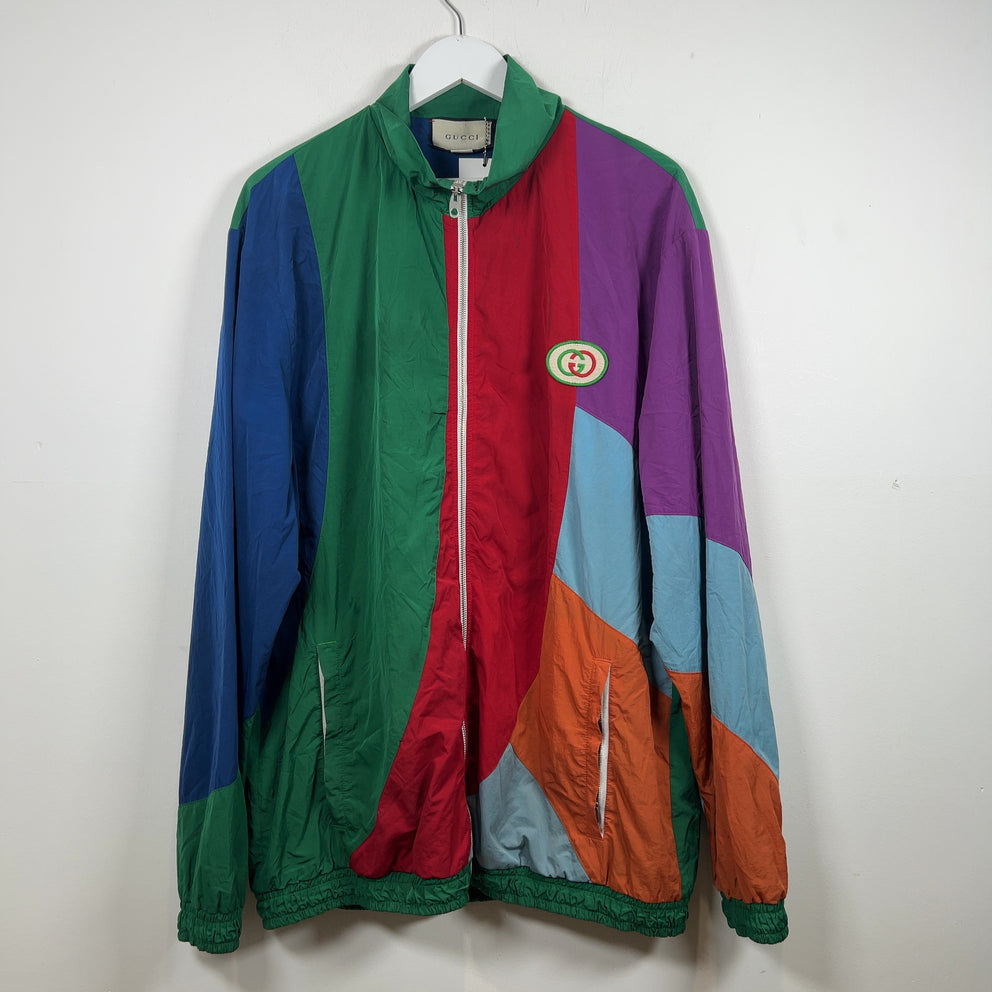 Gucci Colorblock Nylon Light Jacket