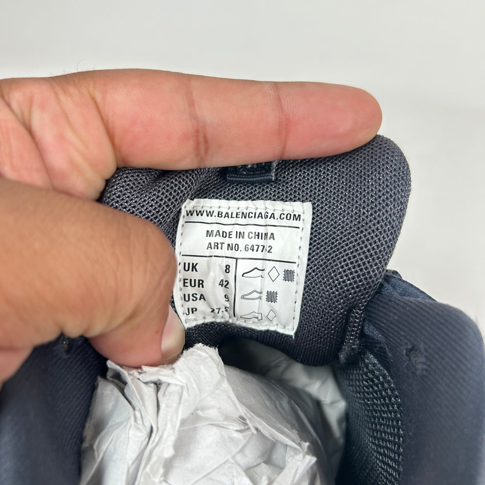 Balenciaga Navy/Grey Track Sneaker Size 42