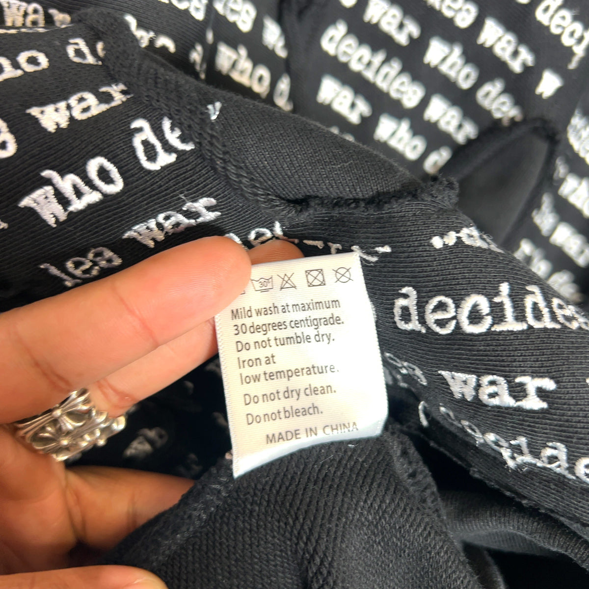 Who Decides War WDW Overlay Hoodie