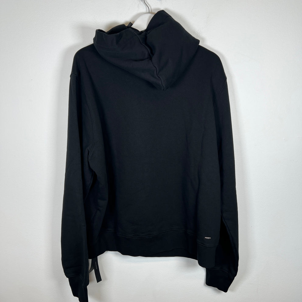 Amiri Black Core Camo Logo Hoodie Size XL