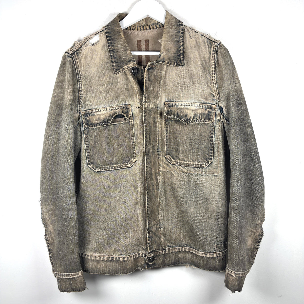 Rick Owens FW08 Dust Washed Denim Jacket