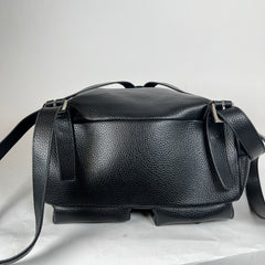 Vivienne Westwood Black Orb Leather Backpack
