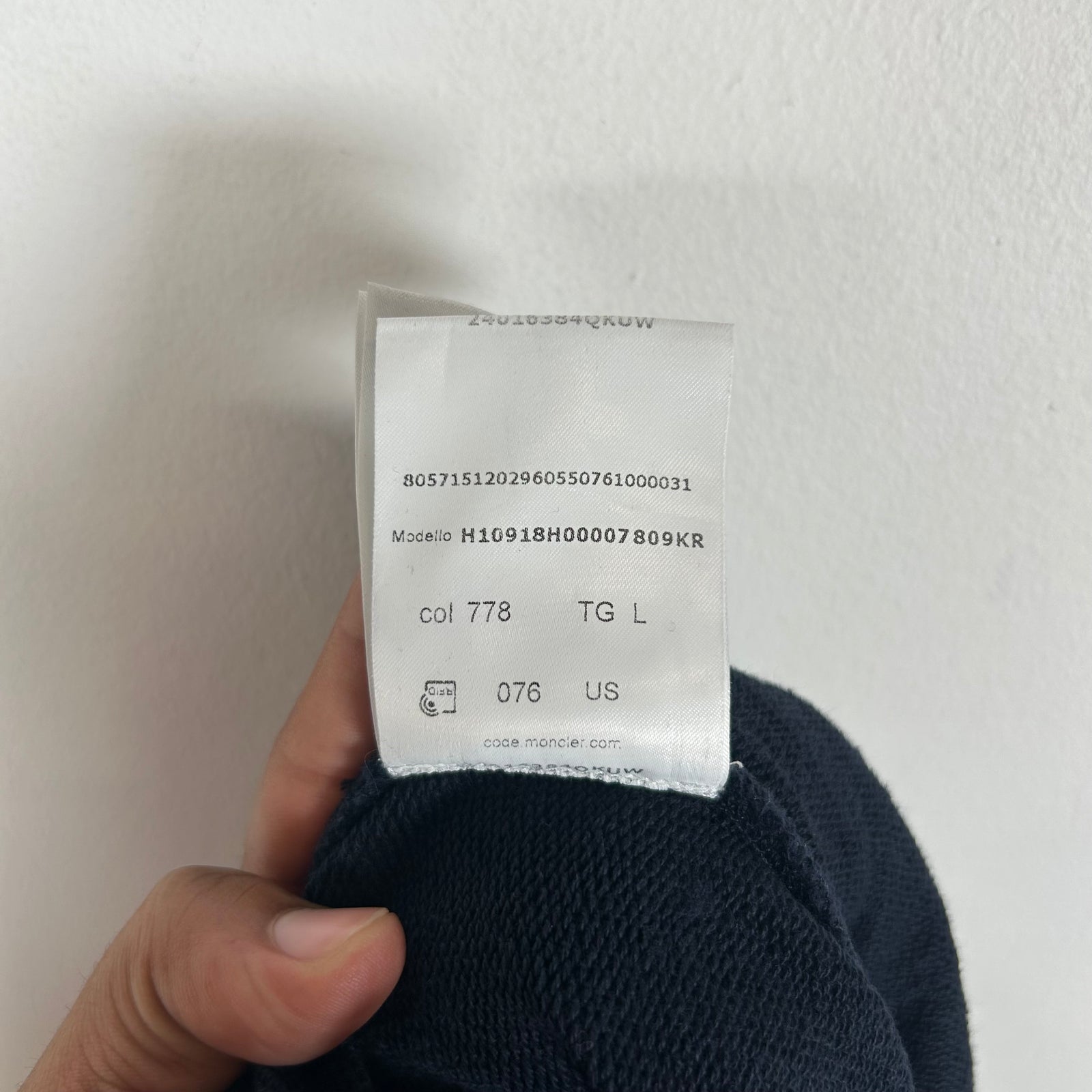 Moncler Navy Drawstring Joggers Size L