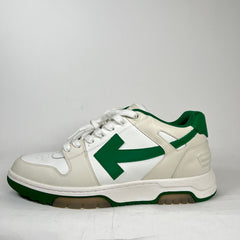 Off White Green/White Out The Office Sneakers Size 11
