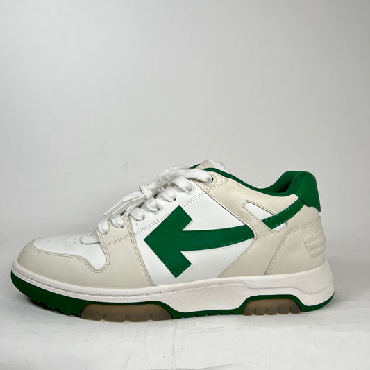 Off White Green/White Out The Office Sneakers Size 11