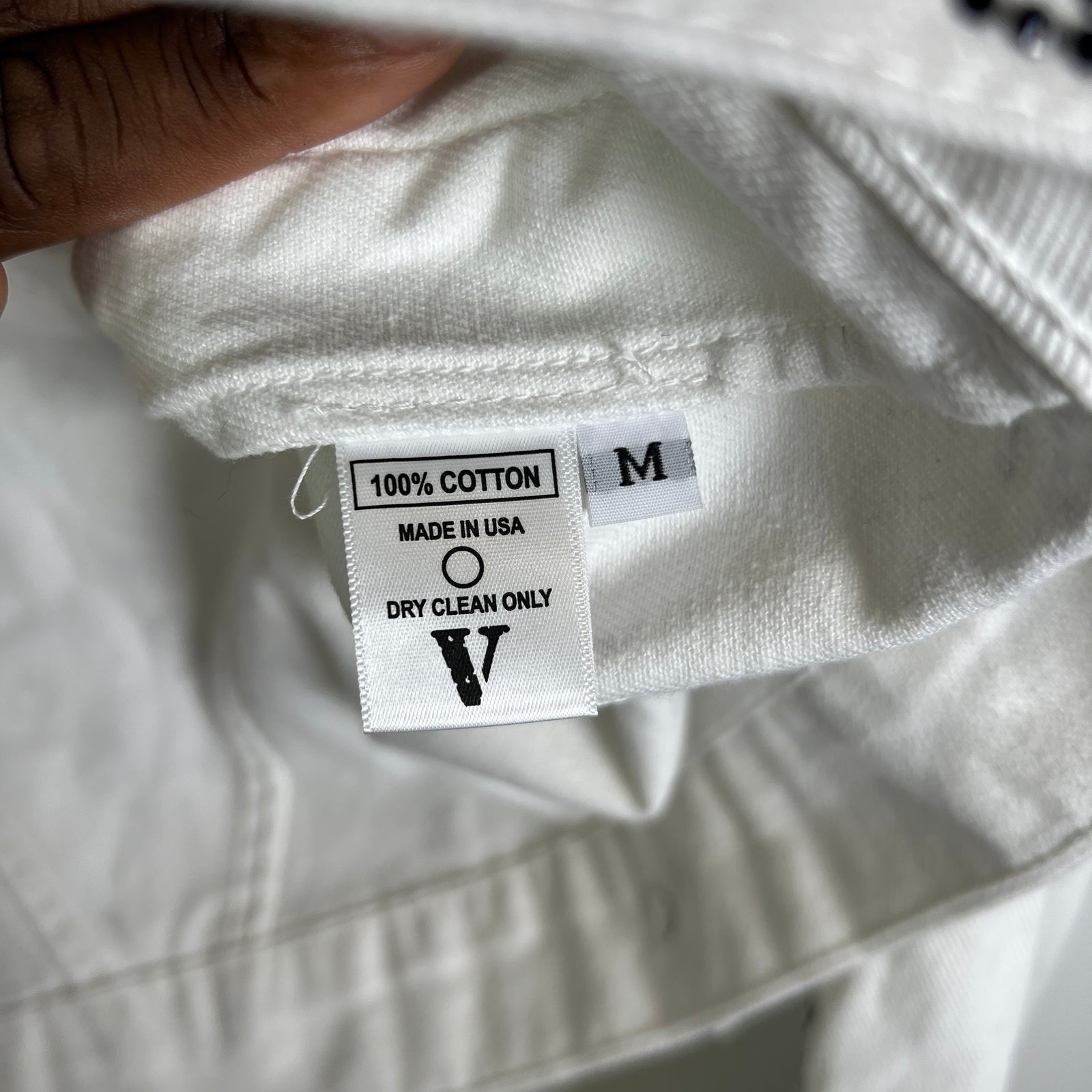 Vlone Friends & Family Rhinestone Denim Jacket
