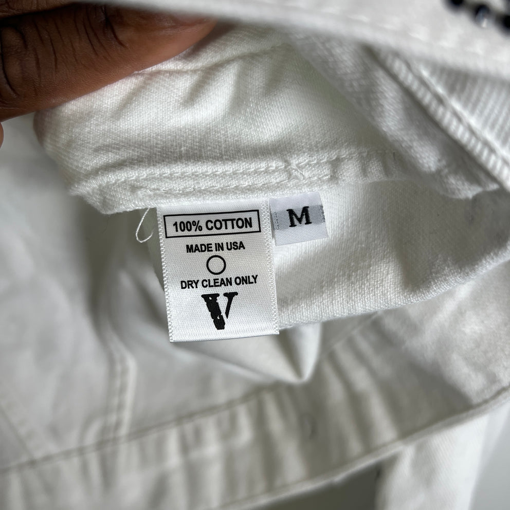 Vlone Friends & Family Rhinestone Denim Jacket