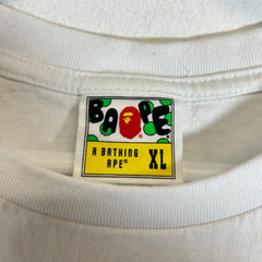 Bape White Shark T-shirt Size XL