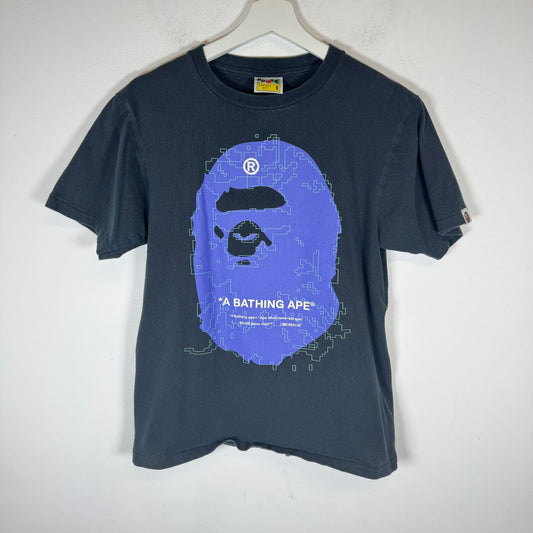 Bape Purple Digital Mosaic T-shirt Size S