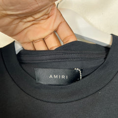 Amiri Black Hollywood Logo T-Shirt Size M