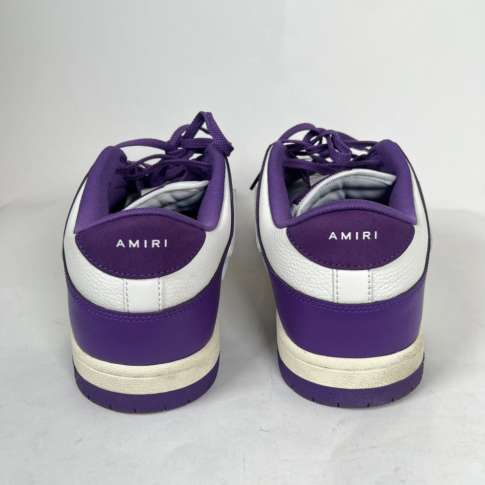 Amiri Purple Skel Low-Top Sneaker Size 47