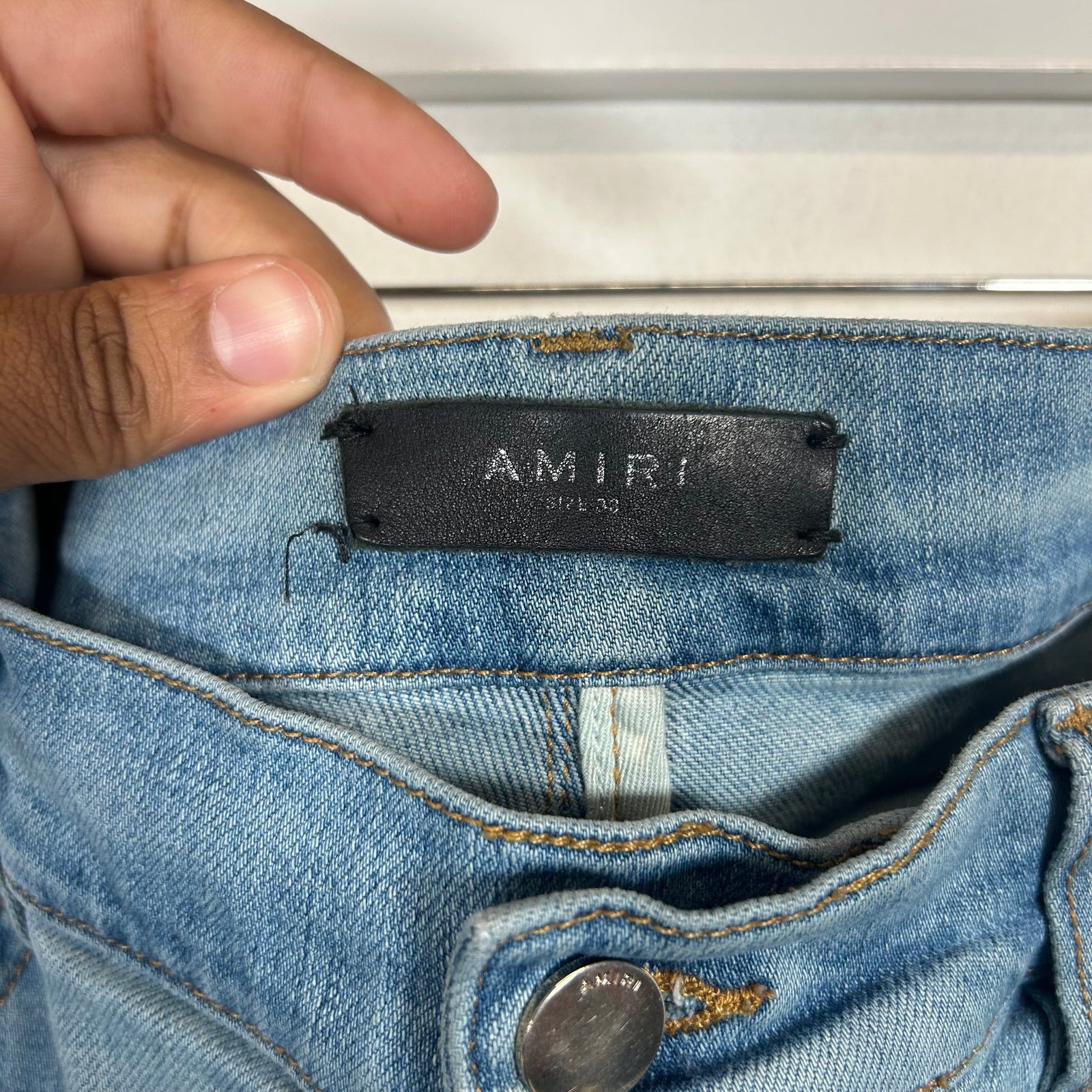 Amiri Plaid MX1 Size 33
