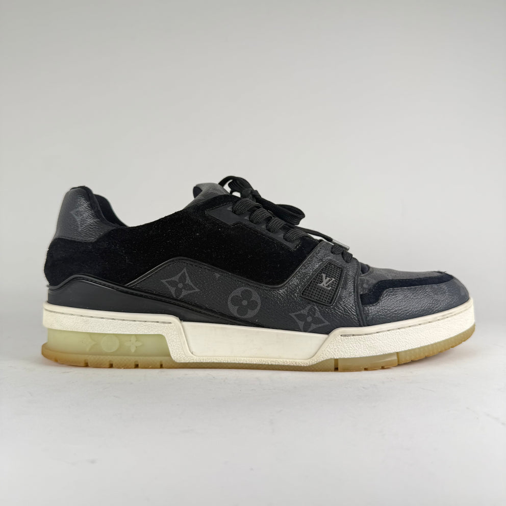 Louis Vuitton Black Monogram Trainer Size LV 8.5
