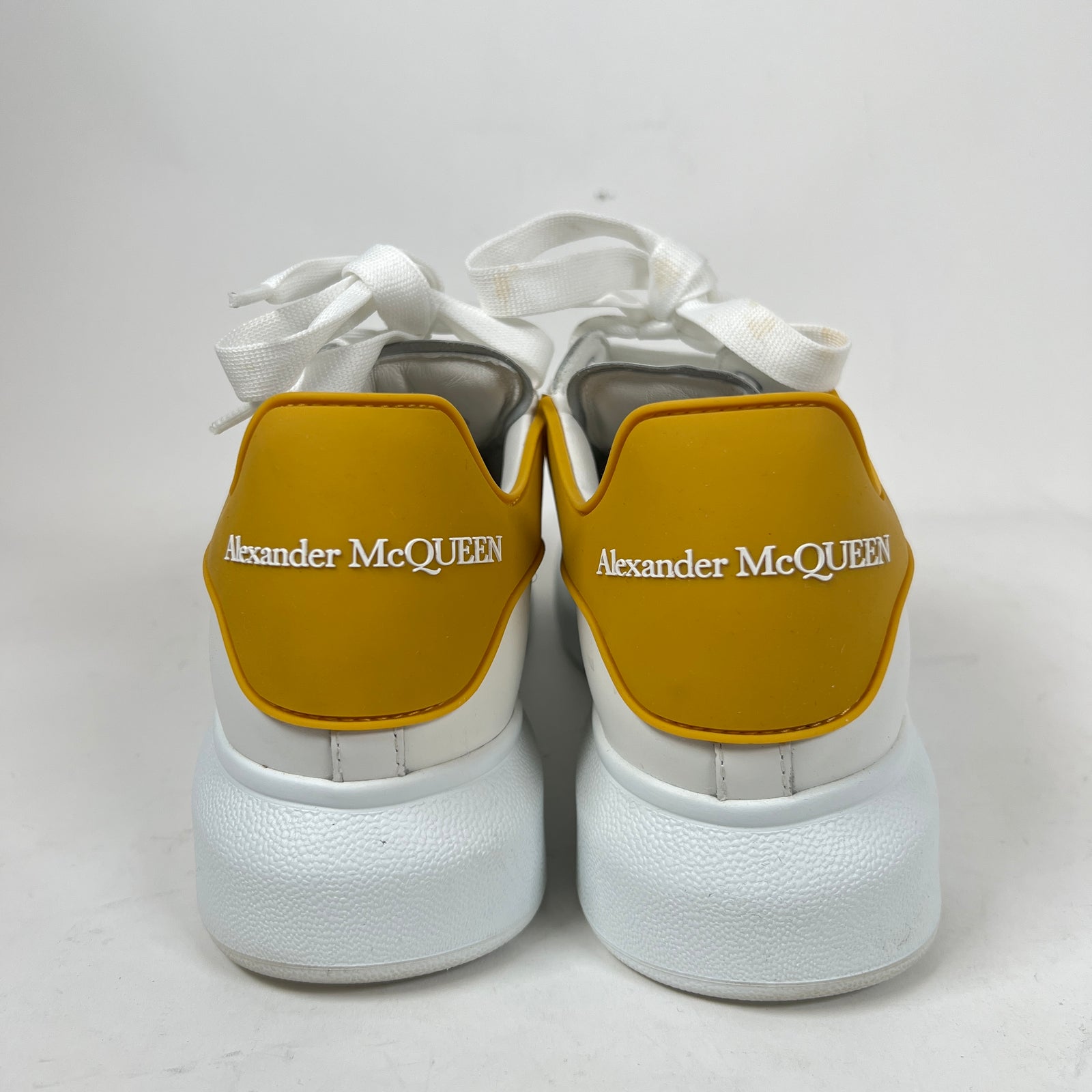 Alexander McQueen White/Yellow Sneaker Size 37
