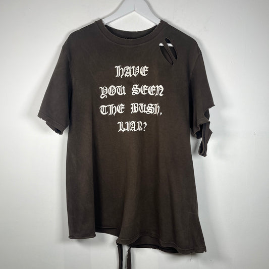 Number (N)ine AW04 'Bush' Brown T-Shirt Size 5