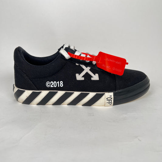 Off-White Black Vulc Low Top Sneakers Size 41