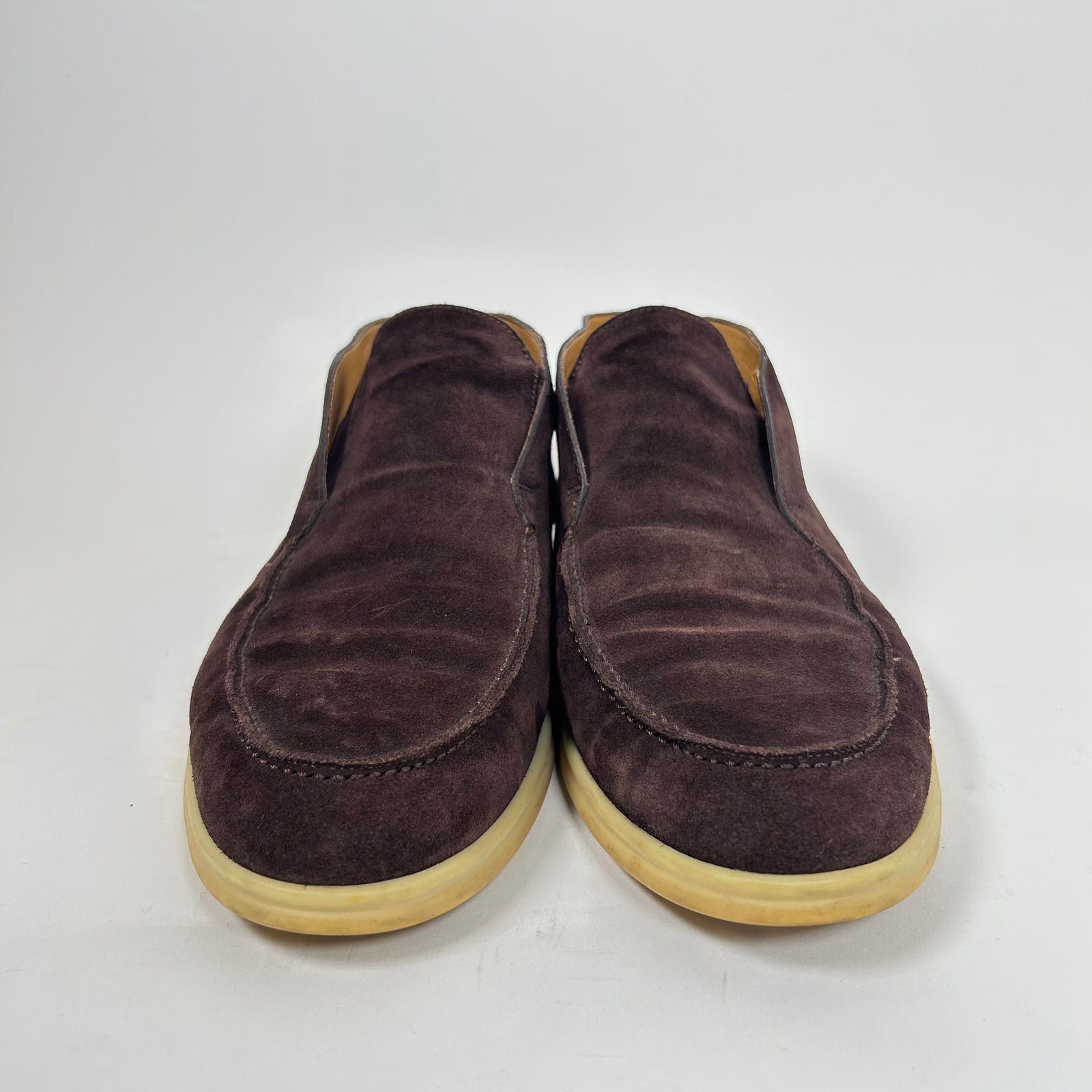 Loro Piana Brown Open Walks Size 43