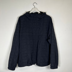 Supreme Black Stitch Logo Windbreaker Size M
