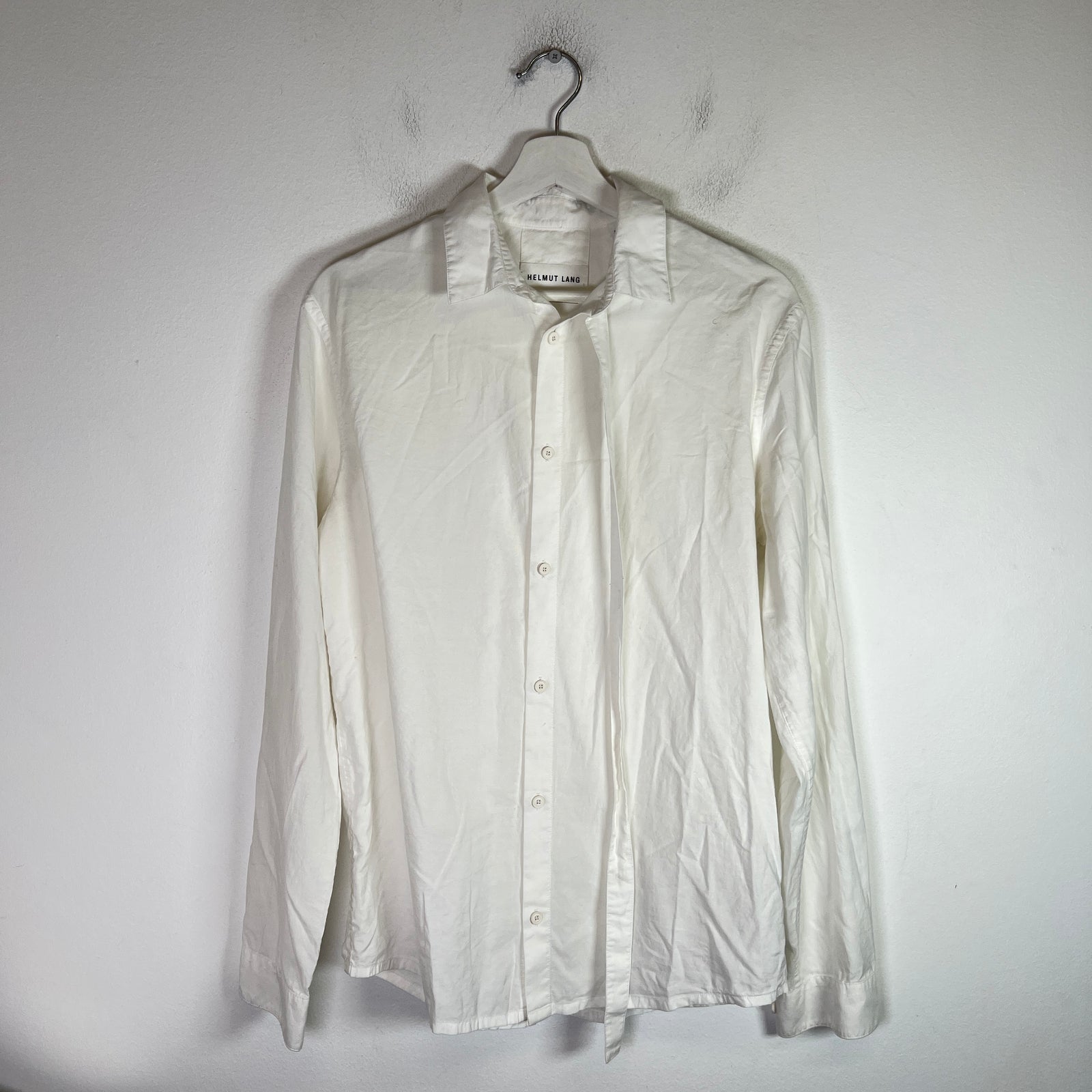 Helmut Lang White Button-Up Shirt Size S
