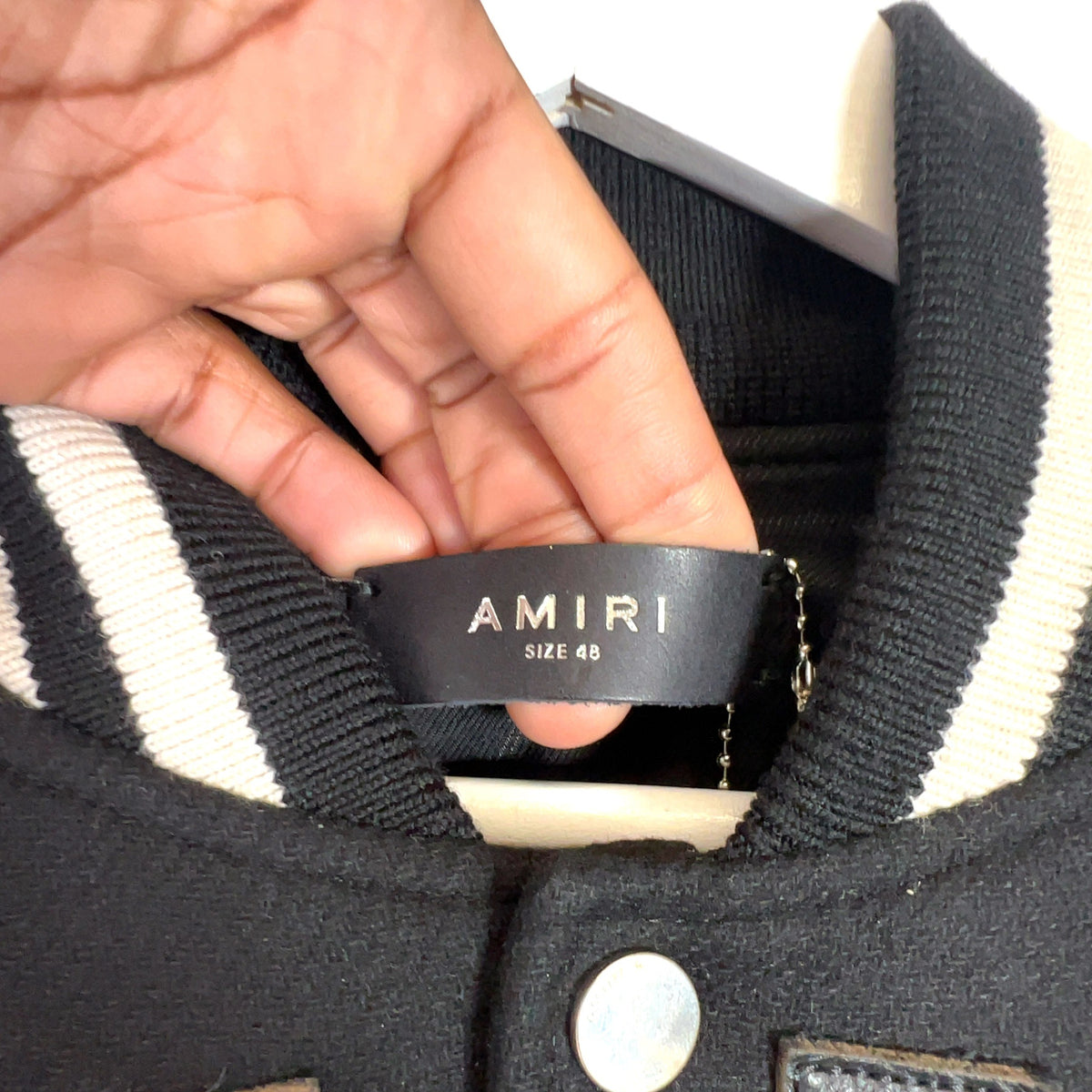 Amiri Vintage Applique Varsity Jacket