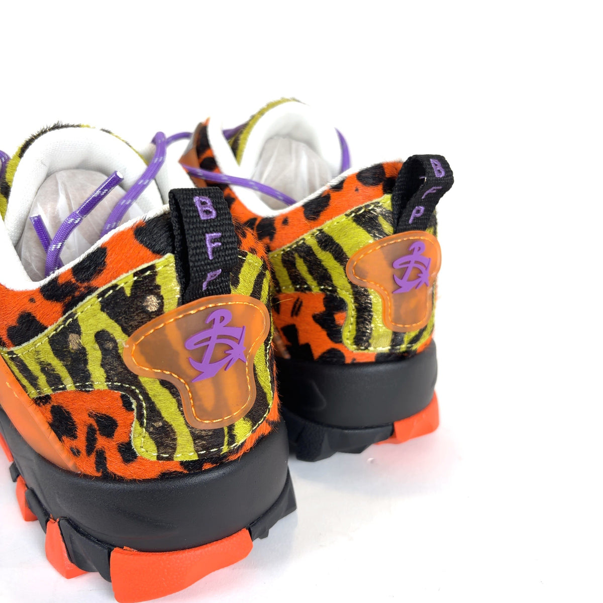 Sicko x PDF Diamond Green Tiger Hiking Sneakers