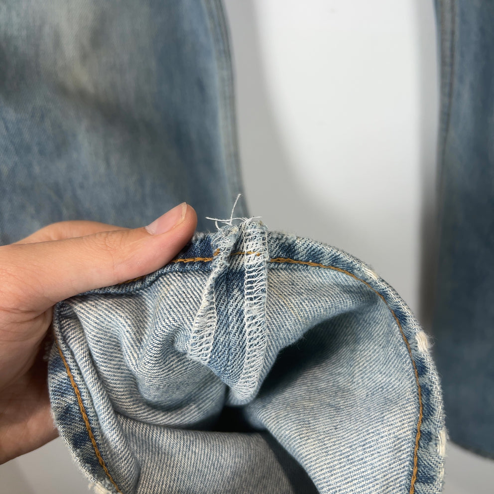Balenciaga Light Wash Straight Leg Jean