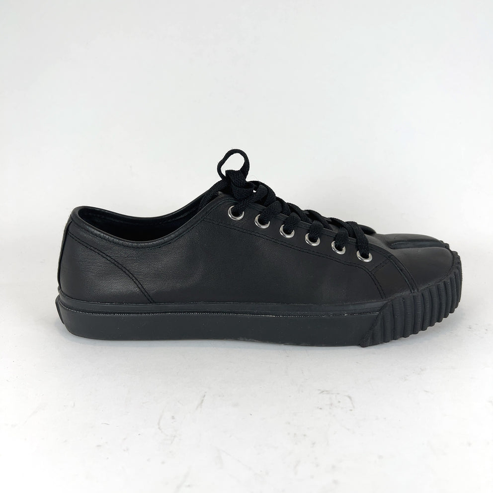 Maison Margiela Leather Tabi Lowtop Sneakers