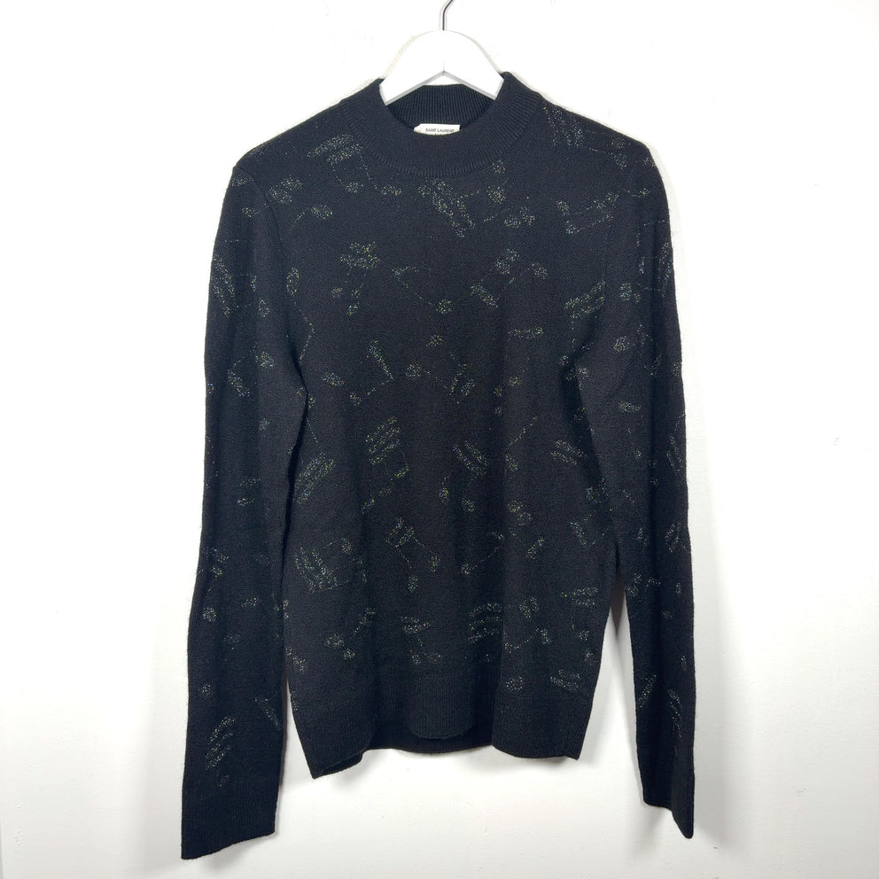 Saint Laurent FW16 'Music Note' Knit Sweater