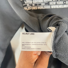 Helmut Lang Vintage Black Meatpacking Hoodie Size L