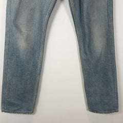 Balenciaga Light Wash Straight Leg Jean