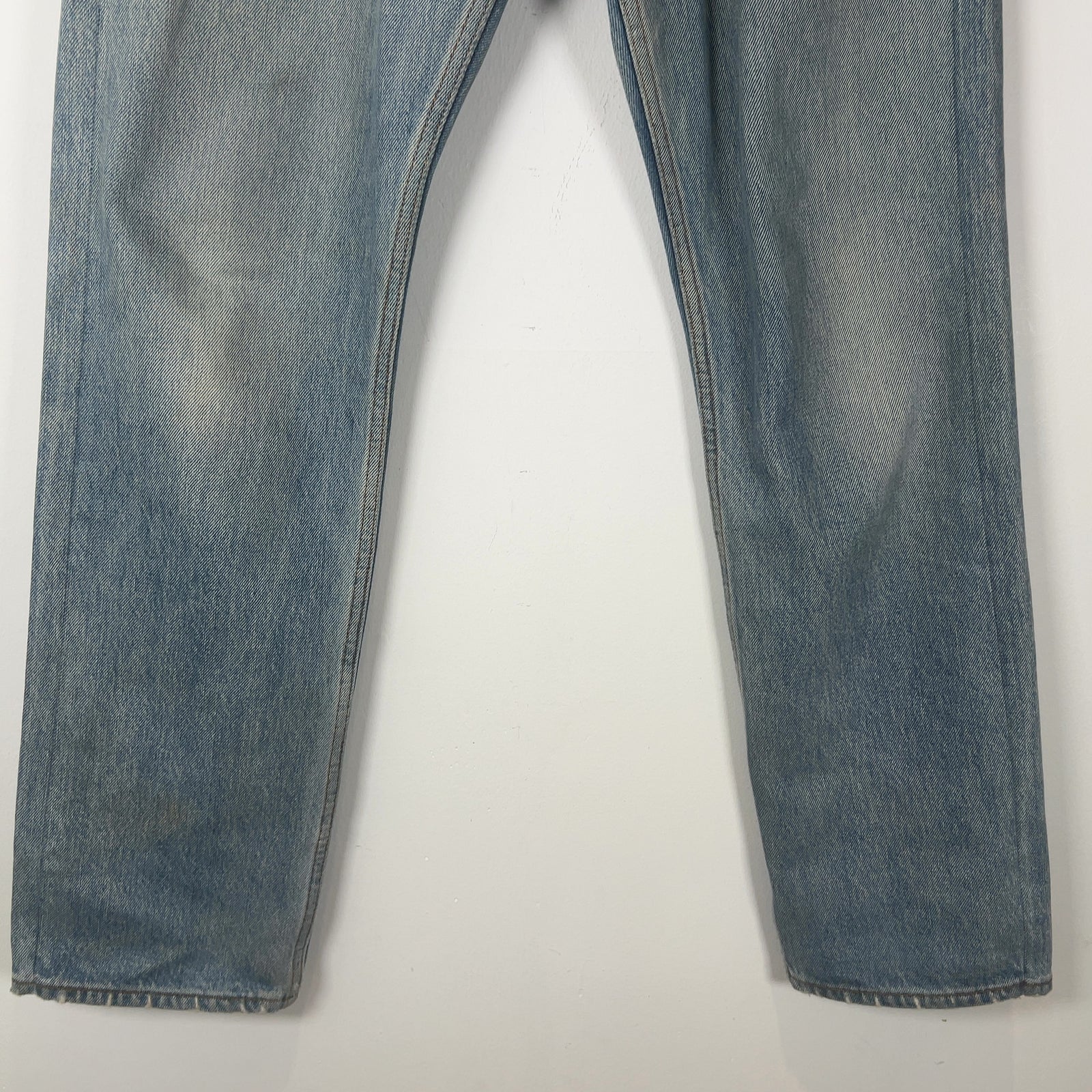 Balenciaga Light Wash Straight Leg Jean