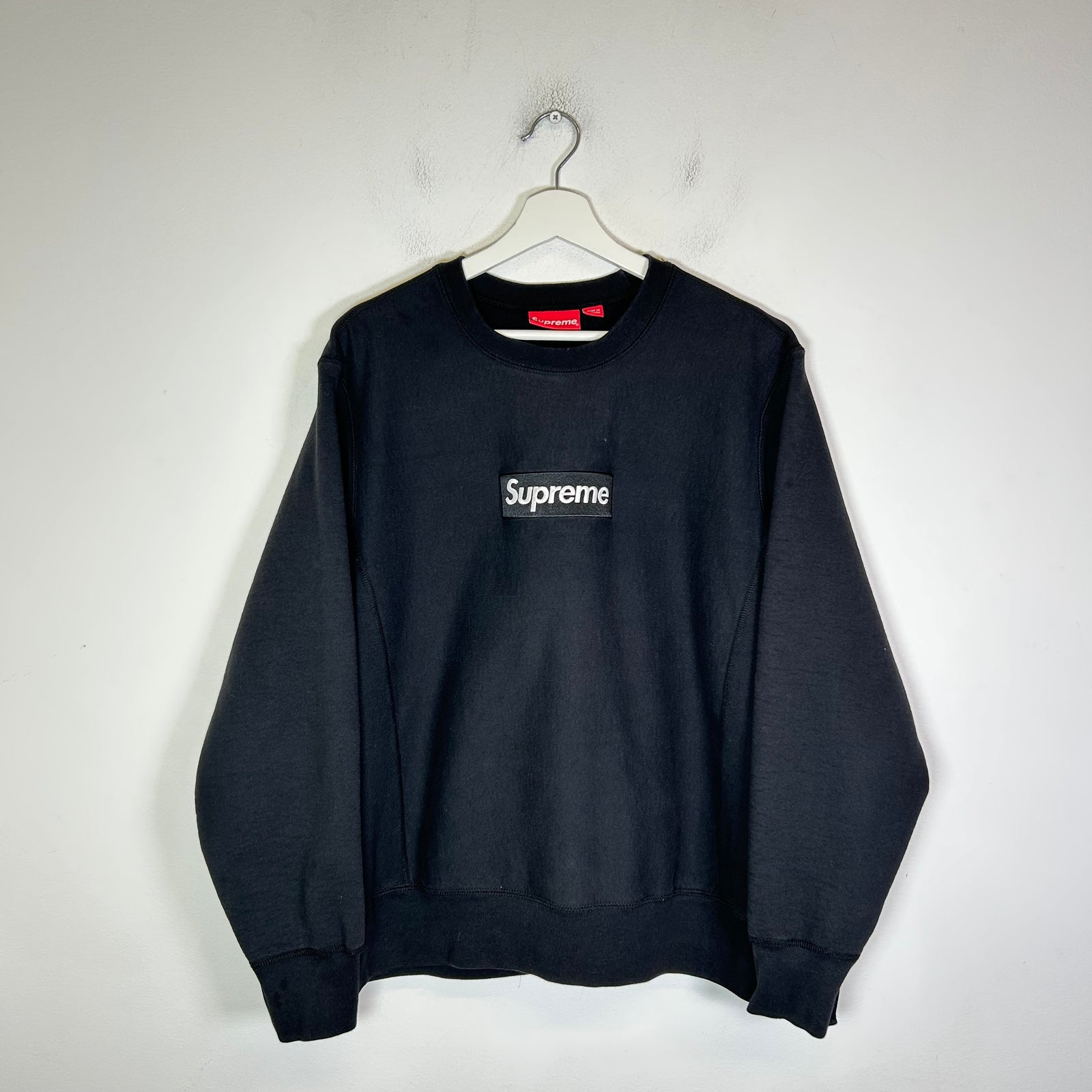 Supreme Black Box Logo Crewneck